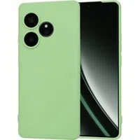 Custodia per Realme GT 6T / GT 6, Techsuit, SoftFlex, Verde Chiaro — 3