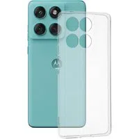 Custodia per Motorola Edge 60 Fusion / Edge 60, Techsuit, Chiara, Trasparente — 3