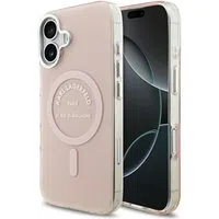 Custodia MagSafe per Apple iPhone 17, Karl Lagerfeld, IML Logo RSG, Rosa — 3