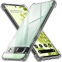 Custodia per Google Pixel 6a, Techsuit, Shockproof Clear, Trasparente — 3
