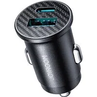 Caricabatterie Auto Joyroom JR-CCN16 Mini, 12W, 2.4A, 1 x USB-A - 1 x USB-C, Nero — 3
