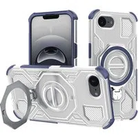 Custodia per Apple iPhone 17e / 16e, Techsuit, Carbon Shield Pro, Blu — 3