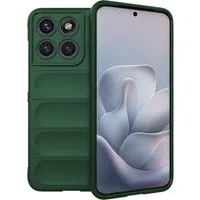 Custodia per Motorola Edge 70 Fusion, Techsuit, Magic Shield, Verde — 3