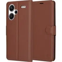 Custodia per Xiaomi Redmi Note 13 Pro+, Techsuit, Leather Folio, Marrone — 3