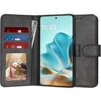 Custodia per Motorola Edge 60 Fusion / Edge 60, Techsuit, Diary Book, Nera — 3