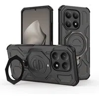 Custodia per Xiaomi 15T, Techsuit, Carbon Shield Pro, Nera — 3