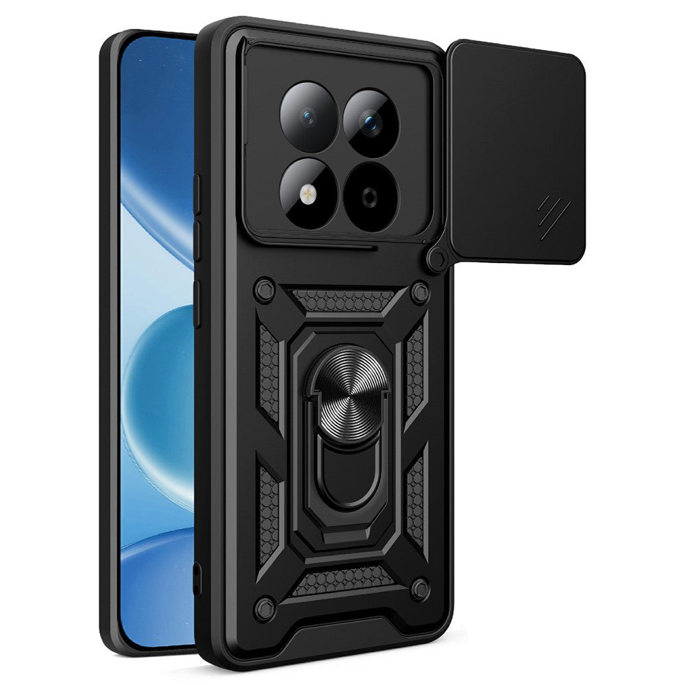 Custodia per Xiaomi Redmi Note 15 Pro 5G, Techsuit, CamShield, Nera