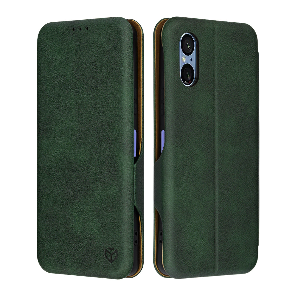 Techsuit Custodia per Sony Xperia 5 VI, Techsuit, Safe Wallet Plus, Verde
