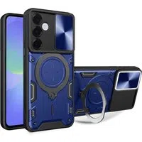 Custodia per Samsung Galaxy A37 5G, Techsuit, CamGuard Pro, Blu — 3