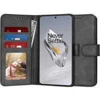 Custodia per OnePlus 12, Techsuit, Diary Book, Nera — 3
