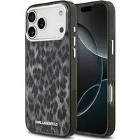 Custodia MagSafe per Apple iPhone 17 Pro Max, Karl Lagerfeld, IML Leopard Pattern, Nera — 3