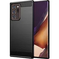 Custodia per Samsung Galaxy Note 20 Ultra 5G N986 / Note 20 Ultra N985, Techsuit, Carbonio, Nera — 3