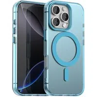 Custodia MagSafe per Apple iPhone 16 Pro Max, Techsuit, CandyCase, Blu — 3