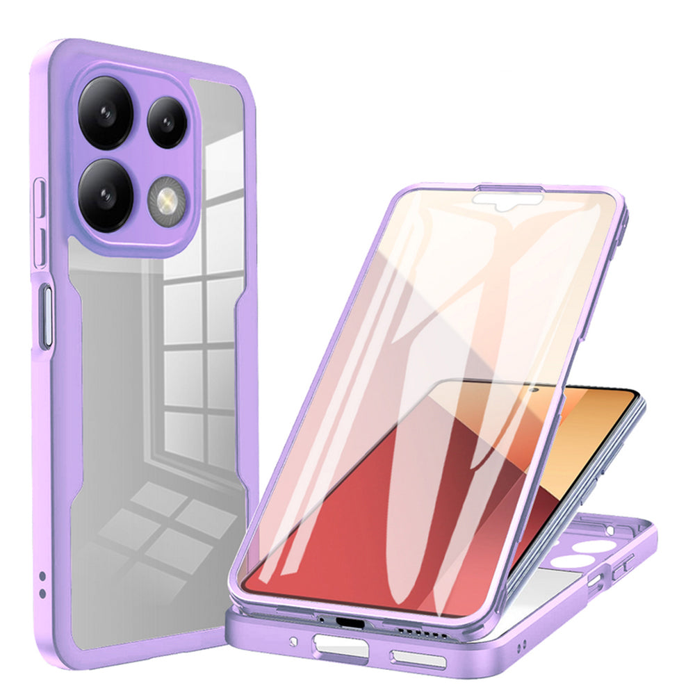 Custodia per Xiaomi Redmi Note 13 5G, Techsuit, ColorVerse 360, Viola