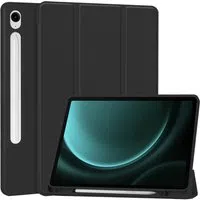 Custodia per Samsung Galaxy Tab S10 FE / Tab S9 FE, Techsuit, Flex Trifold, Nera — 3