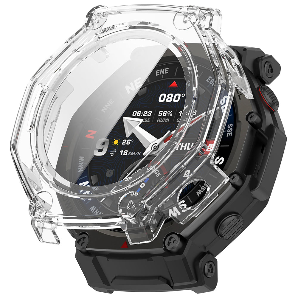 Custodia Techsuit Defense360 Pro per Amazfit T-Rex 3 Pro 48mm, Trasparente