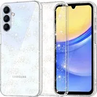 Custodia per Samsung Galaxy A15 5G A156 / A15 A155, Techsuit, SparkleSkin, Trasparente — 3