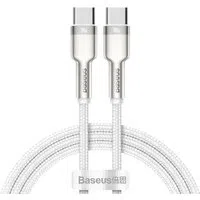 Cavo Dati e Ricarica USB-C - USB-C Baseus Cafule Metal Series, 100W, 1m, Bianco CATJK-C02 — 3