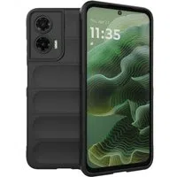 Custodia per Motorola Moto G35, Techsuit, Magic Shield, Nera — 3