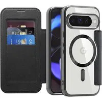 Custodia MagSafe per Google Pixel 10 Pro / 10, Techsuit, SmartMag Book, Nera — 3