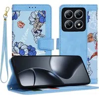Custodia per Xiaomi 14T Pro, Techsuit, FlipCraft, Blu — 3
