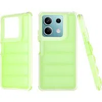 Custodia per Xiaomi Redmi Note 13 5G, Techsuit, Wave Shield, Verde — 3