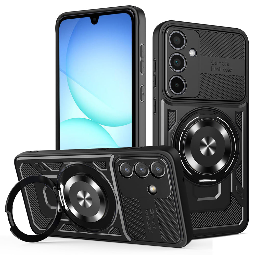 Techsuit Custodia per Samsung Galaxy A57 5G, Techsuit, RuggedCam, Nera