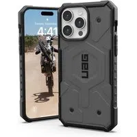 Custodia MagSafe per Apple iPhone 16 Pro, Urban Armor Gear, Pathfinder, Argento — 3