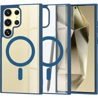 Custodia MagSafe per Samsung Galaxy S24 Ultra S928, Techsuit, Pro, Blu — 3