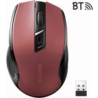 Mouse Wireless UGREEN MU006, 4000DPI, Rosso — 3