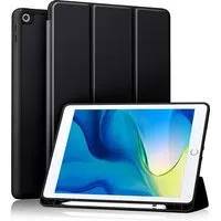 Custodia per Apple iPad 10.2 (2021) / 10.2 (2020) / 10.2 (2019), Techsuit, Flex Trifold, Nera — 3