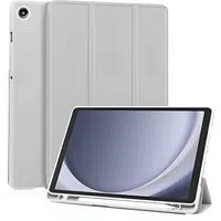 Custodia per Samsung Galaxy Tab A11 / Tab A9, Techsuit, Flex Trifold New Model, Grigio — 3