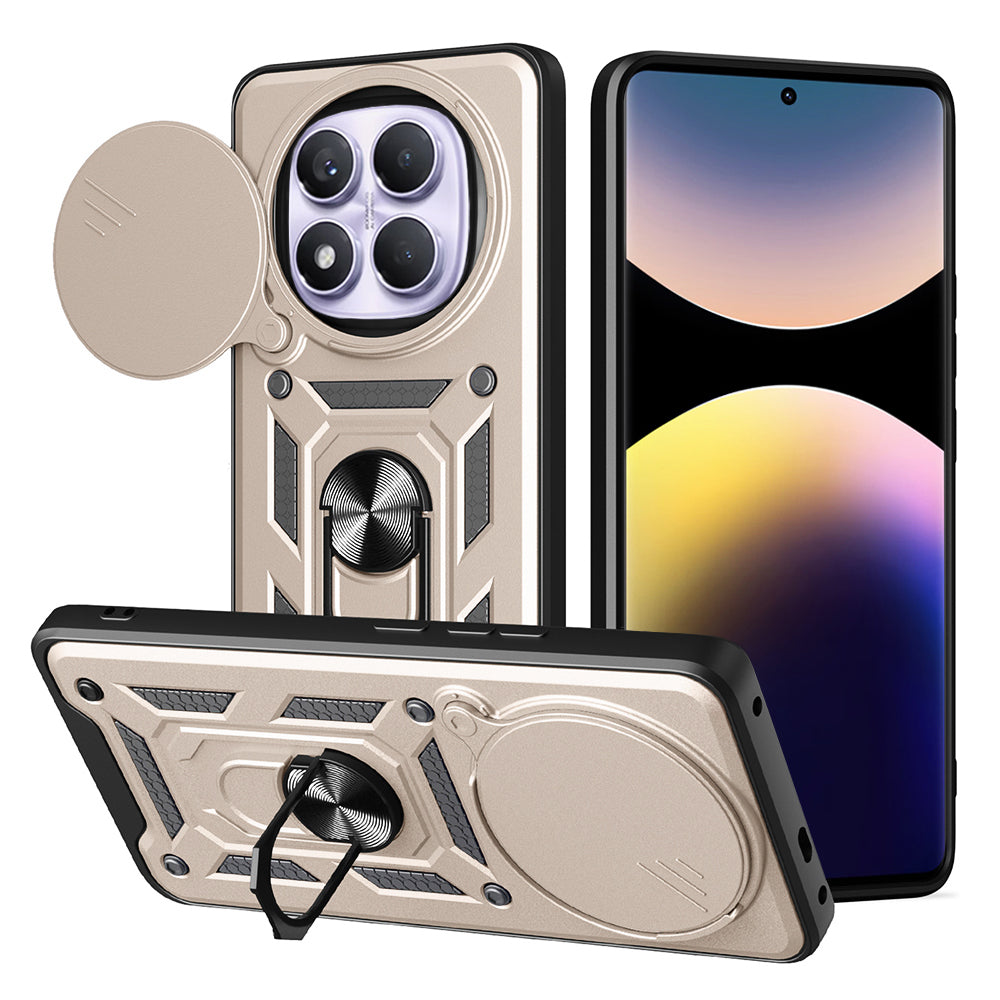 Custodia per Xiaomi Redmi Note 14 Pro 4G, Techsuit, CamShield, Dorata