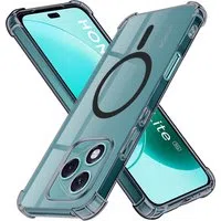 Custodia MagSafe per Honor 400 Lite, Techsuit, Shockproof Clear, Fumè — 3
