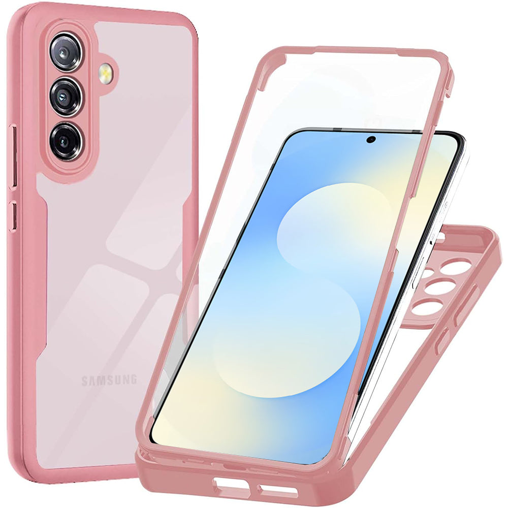 Techsuit Custodia per Samsung Galaxy A57 5G, Techsuit, ColorVerse 360, Rosa