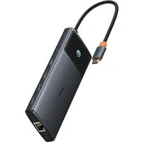 Hub USB-C Baseus Gleam II, 10in1, Nero B00061800123-00 — 3