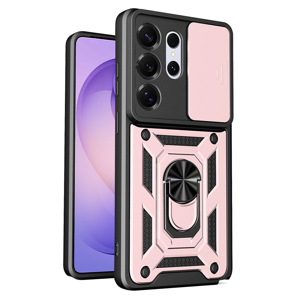 Techsuit Custodia per Samsung Galaxy S26 Ultra S948, Techsuit, CamShield, Rosa Oro