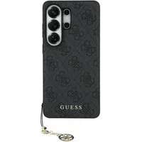 Custodia per Samsung Galaxy S26 Ultra S948, Guess, 4G Classic Logo Charm, Nera — 3