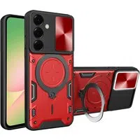 Custodia per Samsung Galaxy A57 5G, Techsuit, CamGuard Pro, Rossa — 3