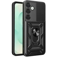Custodia per Samsung Galaxy S25+ S936, Techsuit, CamShield, Nera — 3