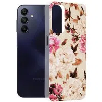 Custodia per Samsung Galaxy A15 5G A156 / A15 A155, Techsuit, Marble, Beige — 3