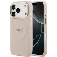 Custodia MagSafe per Apple iPhone 17 Pro, Guess, Peony Hot Stamp, Rosa — 3