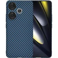 Custodia per Xiaomi Poco F6, Techsuit, Carbonite FiberShell, Turchese — 3