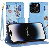 Custodia per Apple iPhone 14 Pro, Techsuit, FlipCraft, Blu — 3