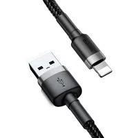 Cavo Dati e Ricarica USB-A - Lightning Baseus Cafule, 18W, 3m, Grigio CALKLF-RG1 — 3