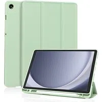 Custodia per Samsung Galaxy Tab A11 / Tab A9, Techsuit, Flex Trifold New Model, Verde Matcha — 3