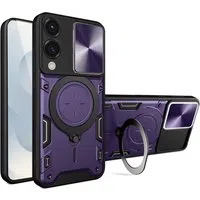 Custodia per Samsung Galaxy S25 Edge S937, Techsuit, CamGuard Pro, Viola — 3