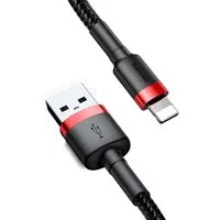 Cavo Dati e Ricarica USB-A - Lightning Baseus Cafule, 18W, 3m, Rosso CALKLF-R91 — 3