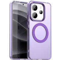 Custodia MagSafe per Xiaomi Redmi Note 14 4G (Regionale), Techsuit, CandyCase, Viola — 3