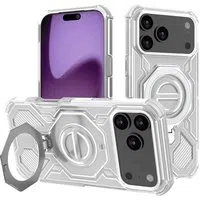 Custodia per Apple iPhone 17 Pro Max, Techsuit, Carbon Shield Pro, Bianca — 3